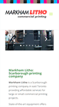 Mobile Screenshot of markhamlitho.com